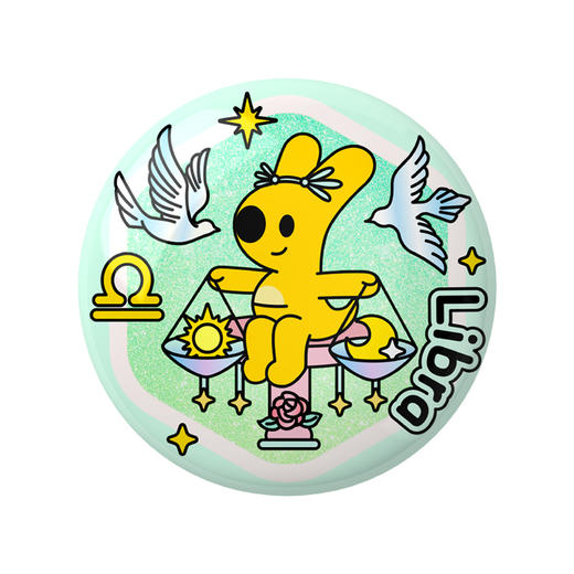 团团星座系列吧唧徽章 商品图8