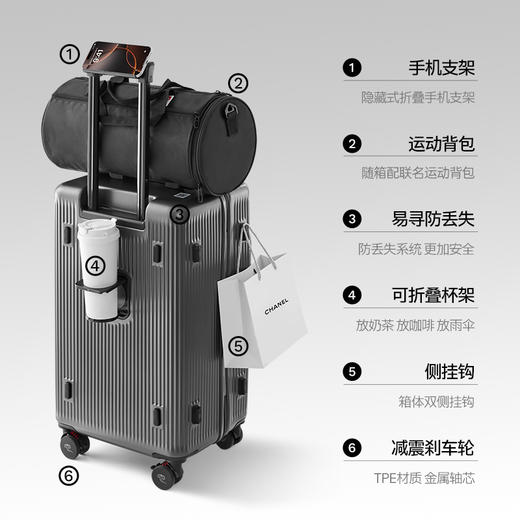 Ginza Travel x Monkey King最新联名系列大容量深仓TRUNK系列24097 商品图2