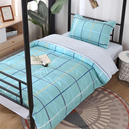 【多样屋专柜】悠梦嘉居臻品活性全棉三件套海洋之心/青春之歌单人宿舍用 商品图5