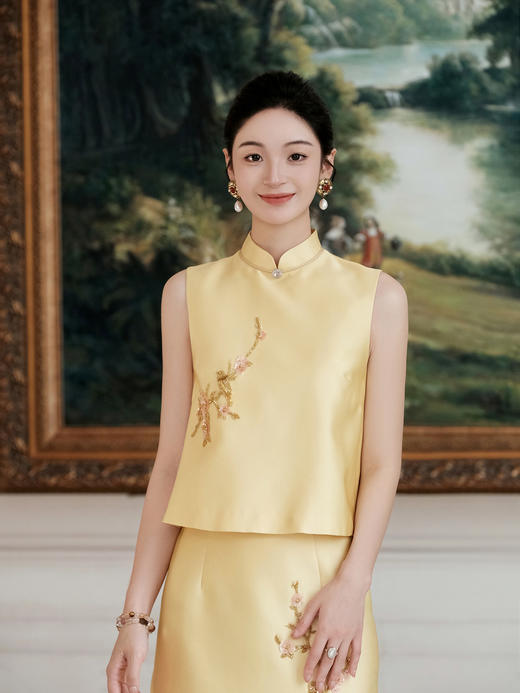 廷前观棠 | 晓春集短袖上衣 商品图0