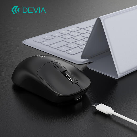迪沃DEVIA灵跃系列无线蓝牙+2.4G双模静音鼠标笔记本电脑通用 商品图2