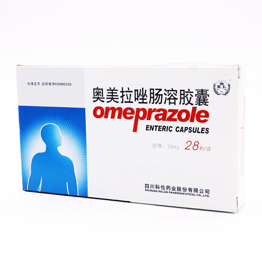 【科伦】奥美拉唑肠溶胶囊 20mg*28粒/盒 商品图2