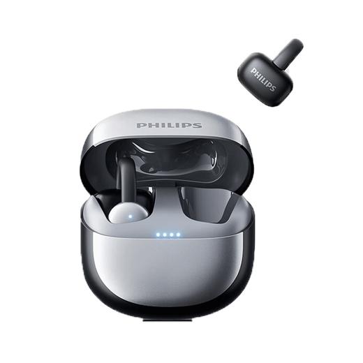 飞利浦（PHILIPS）蓝牙耳机耳夹式无线开放挂耳式骨传导概念不入耳运动跑步通话降噪适用于华为苹果 TAT4469黑色 商品图5