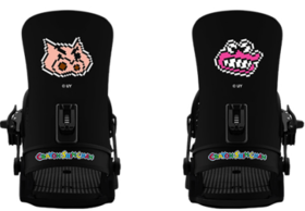 25/26Gee snowboard固定器 蜡笔小新 像素组合