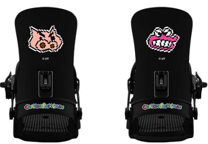 25/26Gee snowboard固定器 蜡笔小新 像素组合 商品图0