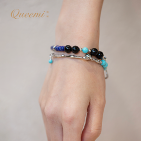 七夕节「蓝欢女爱」手串（男款&女款，单圈）