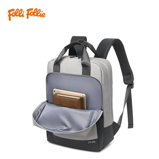 FolliFollie 商务简约修身双肩包 FF-D002A 商品图2