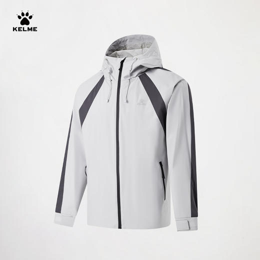 卡尔美复古文化系列男士梭织外套（带帽）6544WT1015 商品图2