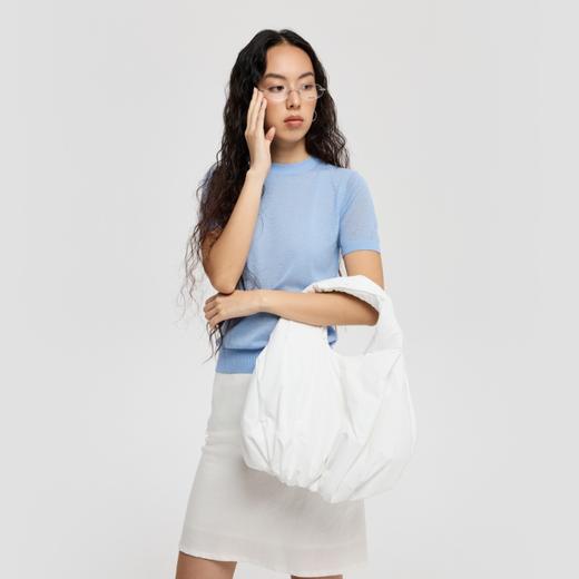 oneup花苞褶皱单肩包 商品图3