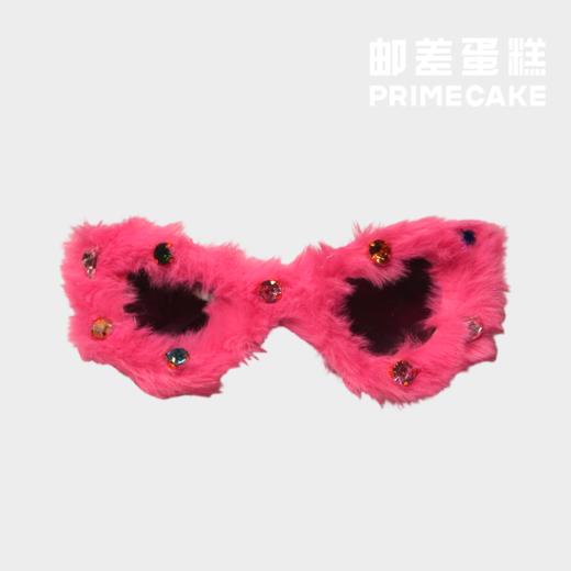 粉色毛绒彩钻墨镜（单点不送） 商品图0