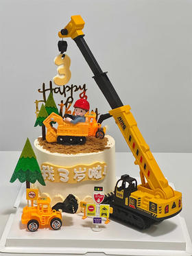 吊车挖挖机 - 千层