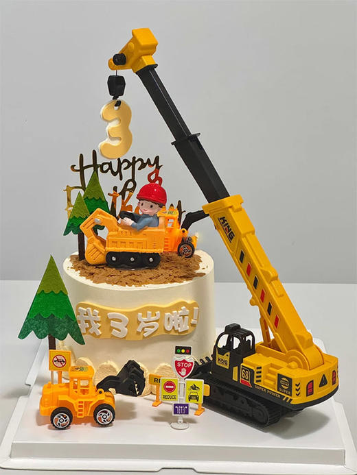 吊车挖挖机 - 千层 商品图0