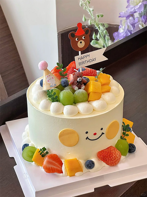 小熊笑脸 - 千层