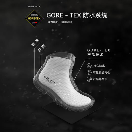 KAILAS凯乐石男女款中帮防水徒步鞋（YAN GTX MID）KS2532137/KS2532237 商品图4