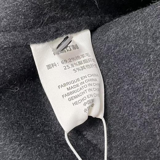 【高端系列】手工定制2253款69.2%绵羊毛短款双面尼外套-喜出 商品图8