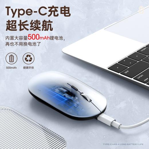 MiNEJONi  茁泥无线办公鼠标 X2银灰色 商品图1