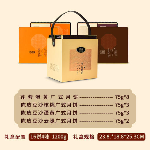 仅剩1盒【壹品饼宴】-温州桂新园品牌中秋伴手礼高档月饼礼盒 商品图1