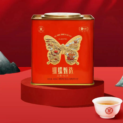 中茶蝴蝶BT850甄选花香红茶400g 商品图0