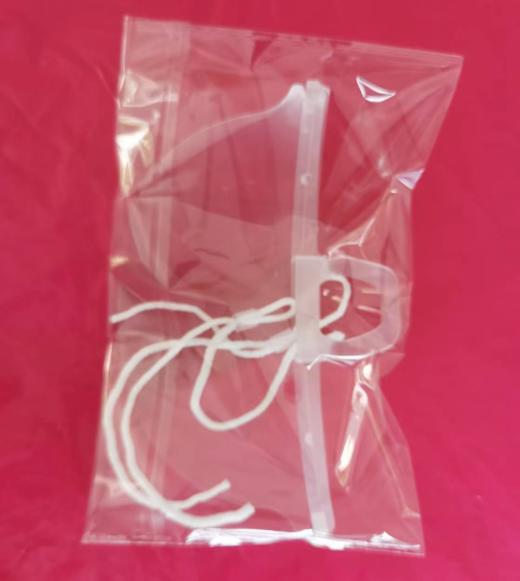 严选 透明餐饮口罩 高清防雾防口水微笑口罩酒店餐饮厨师专用口罩1个 商品图4