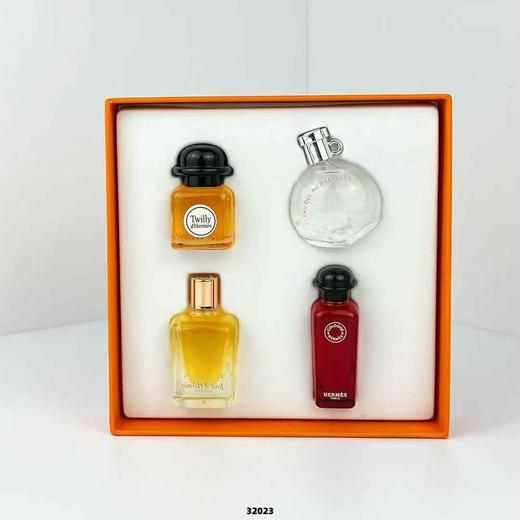 Hermes爱马仕香水礼盒套装丝巾情人节礼物橘彩花园四件套 商品图0