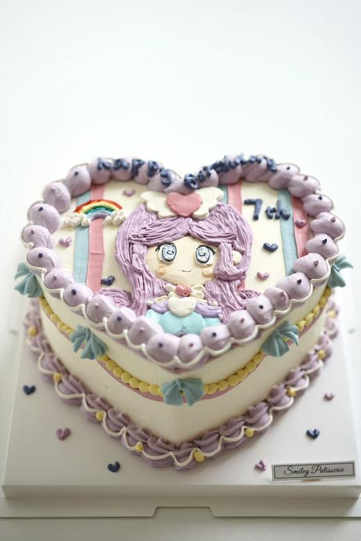 手绘奶油蛋糕 | 鲜果原味奶油 - 彩虹仙女 商品图1