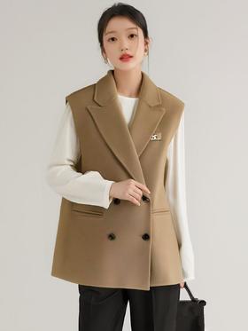 【高端系列】手工定制1090马甲10%羊绒➕90%澳毛西装双面尼马甲-喜出