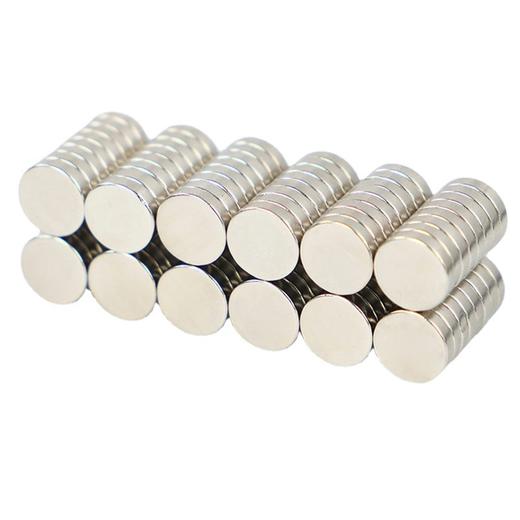 严选强力磁铁 圆形吸铁石小磁铁超薄贴片铷铁硼黑板教学冰箱超强磁铁片 商品图1