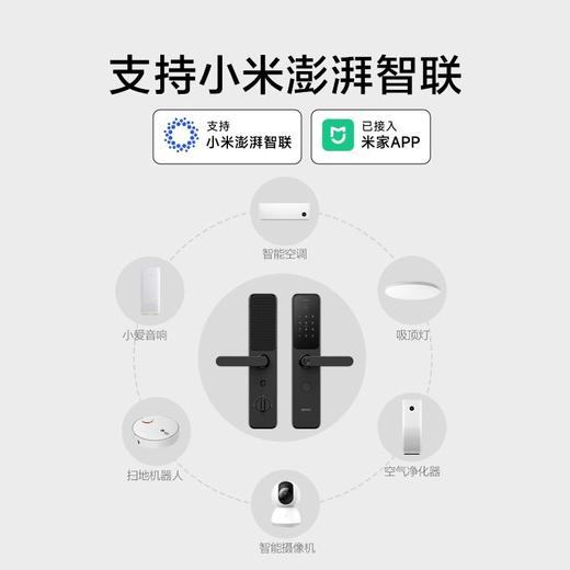 小米E30同款，鹿客R8一握开，指纹密码智能锁入门款，再也不用带钥匙，支持米家 商品图4