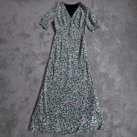 【不退不换】良木礼真丝碎花连衣裙（2137）