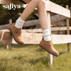 Safiya/索菲娅2025复古小踝靴高帮休闲全包平底百搭懒人勃肯鞋SFD3112169 商品缩略图3
