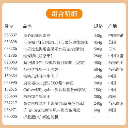 【礼遇中秋】佳节将至好礼先行-折叠篮(大)599款/-080005 商品图1