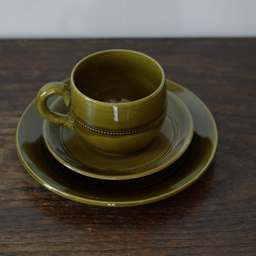 【苏州】瑞典Old Hoganas珍珠墨绿三件套 A0323 商品图2