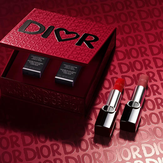 DIOR迪奥烈艳蓝金高定双支礼盒口红999+720 3.5g+3.5g 商品图3