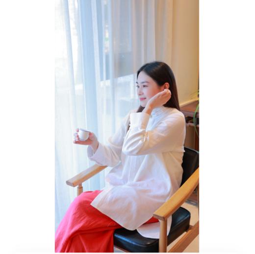 【抖音专属】高领衬衫（24710118-山矾） 商品图1