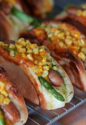 藤椒德式香肠日式面包