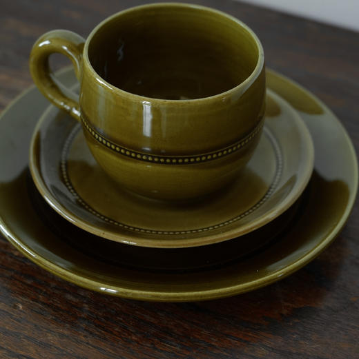 【苏州】瑞典Old Hoganas珍珠墨绿三件套 A0323 商品图5