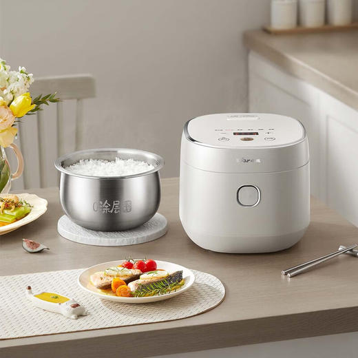 小熊0涂层不锈钢内胆电饭煲3L 商品图1