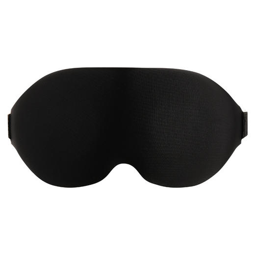 3d立体遮光眼罩 舒适不压眼不晕妆居家办公室午休学生深度睡眠透气黑色 商品图2