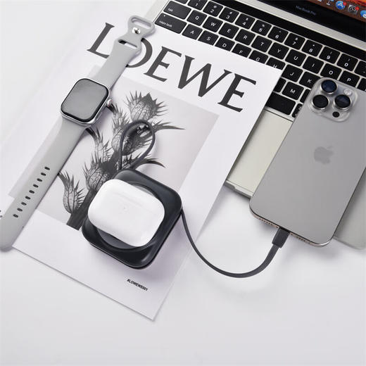 3c认证 wiwu小方块磁吸迷你充电宝三合一自带双线1万毫安移动电源 商品图0