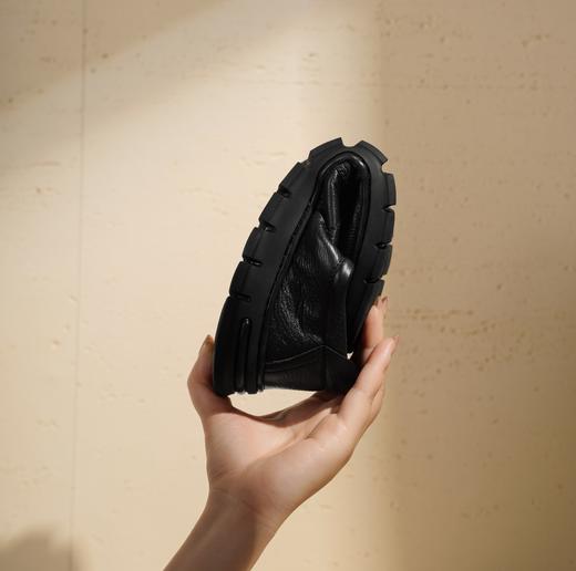 西村名物2025年秋季新款软底一脚蹬休闲防滑耐磨男士皮鞋T15CW31201 商品图5