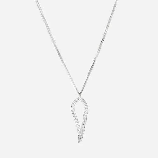 订购8周到｜Skultuna-Pavé-银色 天使之翼 密钻 吊坠 项链［瑞典设计师］ 商品图0