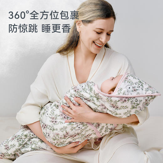 【2025年秋冬新品】ibaby×outlast太空科技恒温25AW羊毛夹棉抱被 商品图4