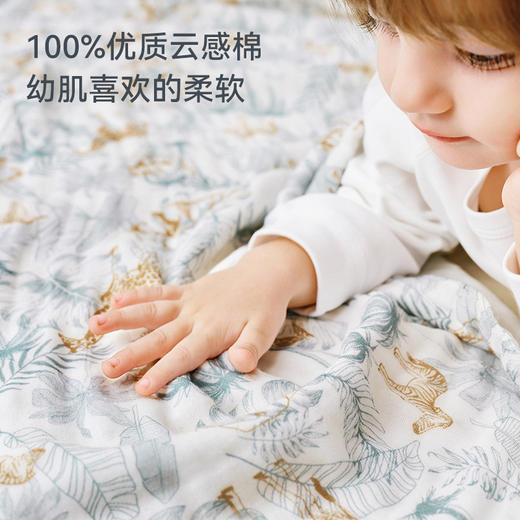 【2025年秋冬新品】ibaby×outlast太空科技恒温新生婴儿全棉泡泡纱布浴巾斗篷带帽宝宝洗澡包巾 商品图3