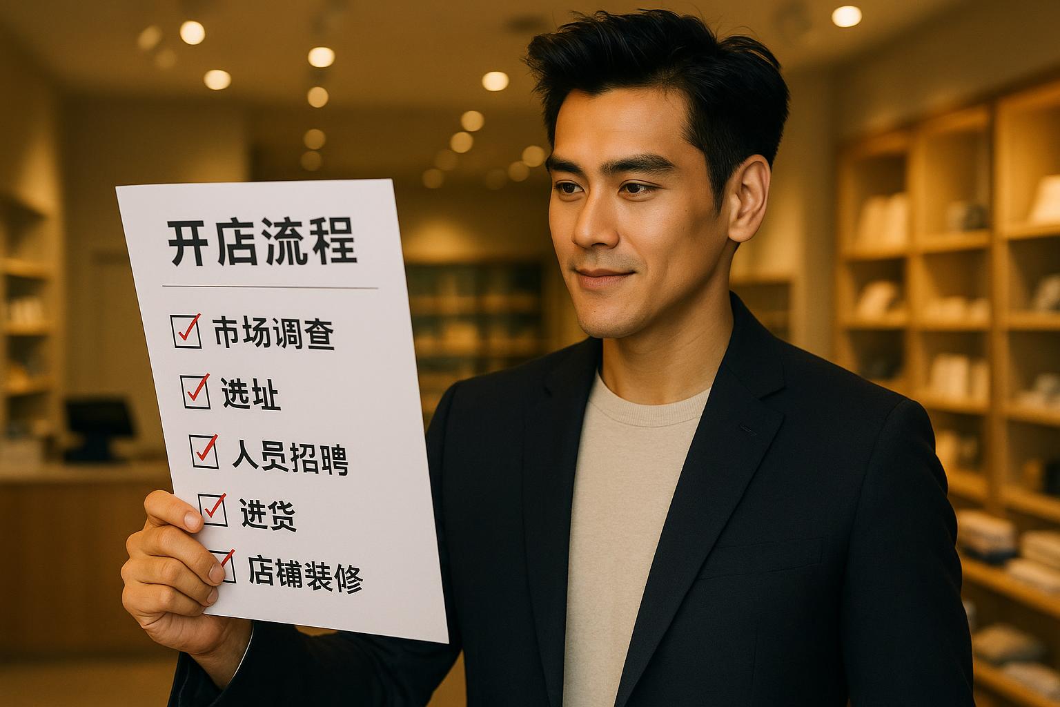 如何提高開店成功率？選址、籌備、貨源管理流程講解