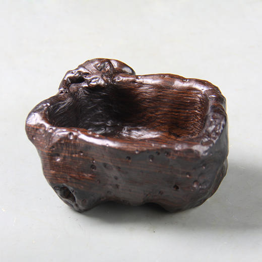 烟灰缸摆件/黑檀7*12*9cm 商品图2