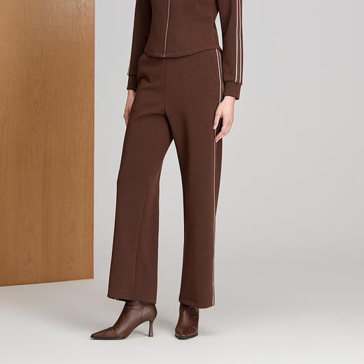 EITIE爱特爱宽松直筒松紧腰休闲裤8305011 商品图3