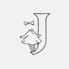 订购8周到｜Skultuna-Moomin 联名款-银色 字母J 吊坠 项链 [瑞典设计师〕 商品缩略图1