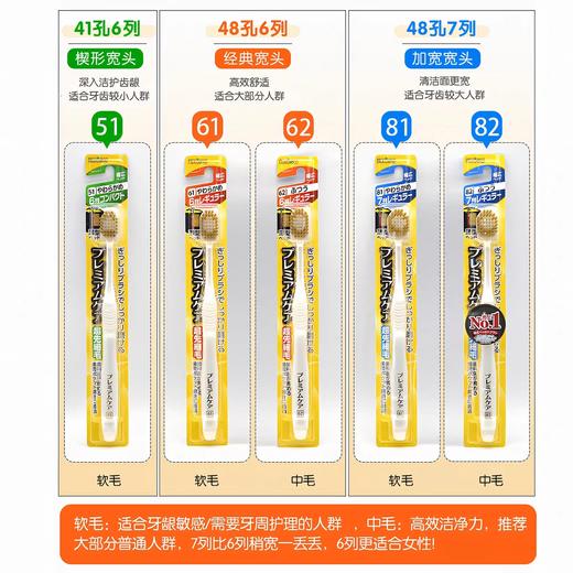 惠百施62宽幅牙刷6列普通毛 颜色随机 商品图1
