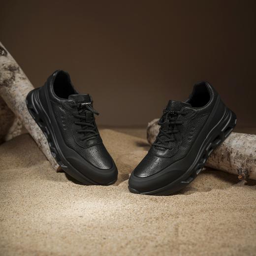 西村名物2025年秋季新款复古轻便透气运动系带休闲鞋男鞋皮鞋T15CW31141 商品图0