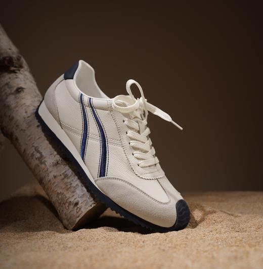 西村名物2025年秋季新款系带平底复古薄底休闲百搭运动德训鞋男T15CW31081 商品图2